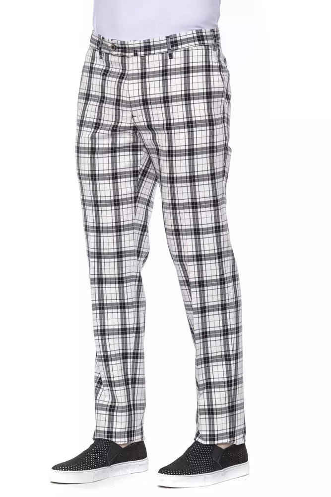 Pantalon en coton noir pour homme PT Torino