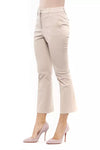 Peserico Beige Baumwollhose für Damen