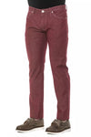 PT Torino Burgundy Cotton Men Trouser