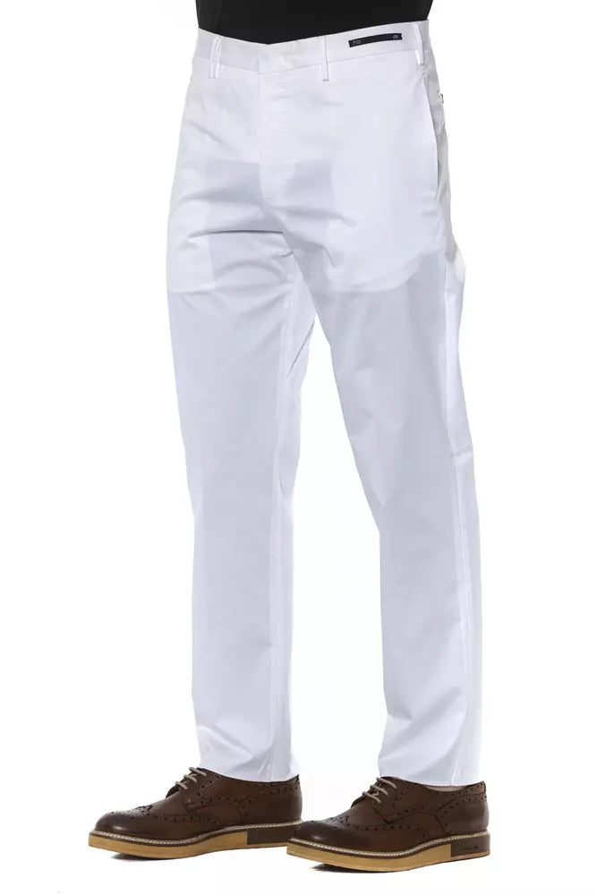 Pantalon en coton blanc pour homme PT Torino