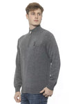 Billionaire Italian Couture Gray Cashmere Men Cardigan