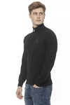 Billionaire Italian Couture Black Cashmere Men Sweater