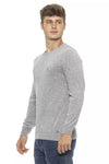 Pull homme en laine argentée Conte de Florence