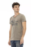 T-shirt Trussardi Action en coton marron pour homme