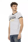 T-shirt Trussardi Action en coton blanc pour homme