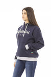 Baldinini Trend Blauer Baumwoll-Hoodie für Damen