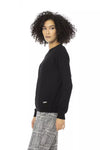 Pull en laine noire pour femme Baldinini Trend