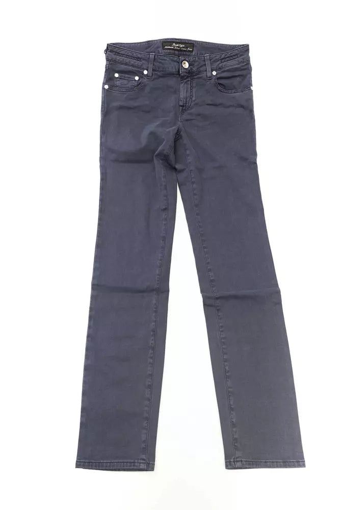 Jacob Cohen Blue Modal Women Jeans