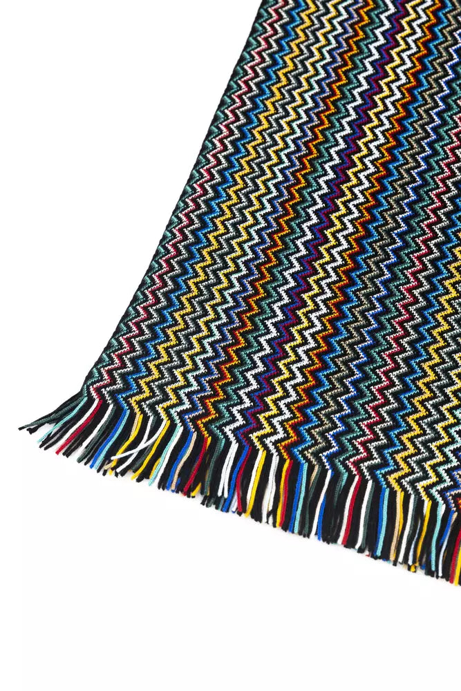 Missoni Multicolor Wool Men Scarf