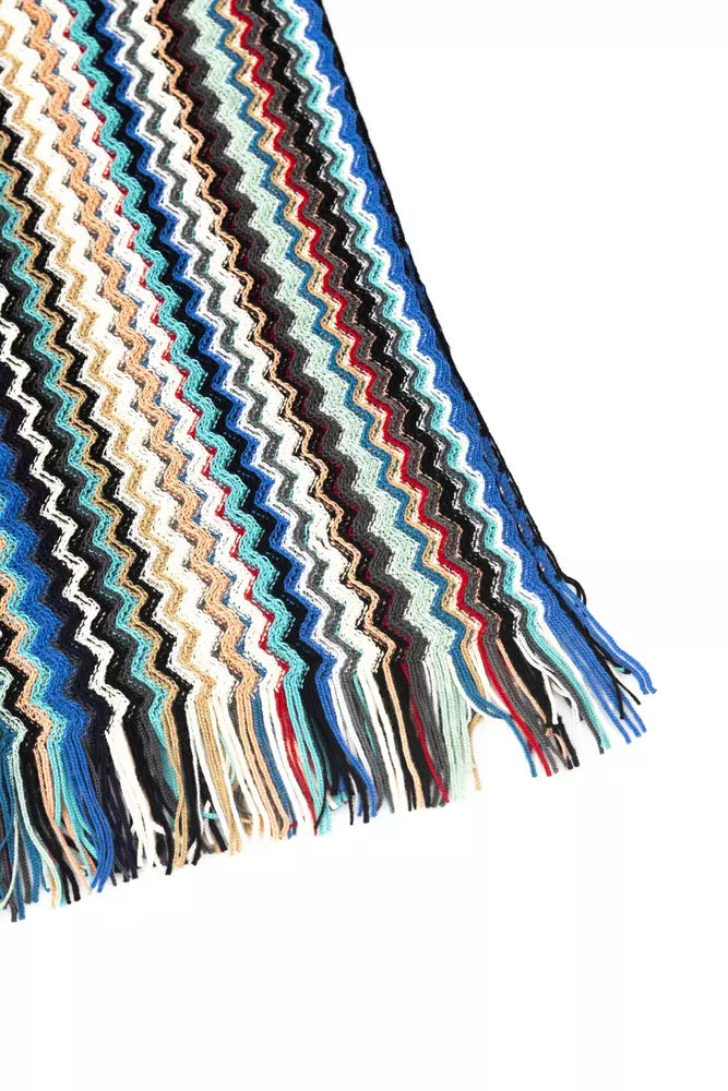 Missoni Multicolor Wool Men Scarf