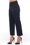 Pantalon court en coton noir pour femme Frankie Morello