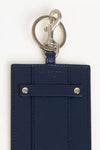 Trussardi Blue Leather Men Keychain