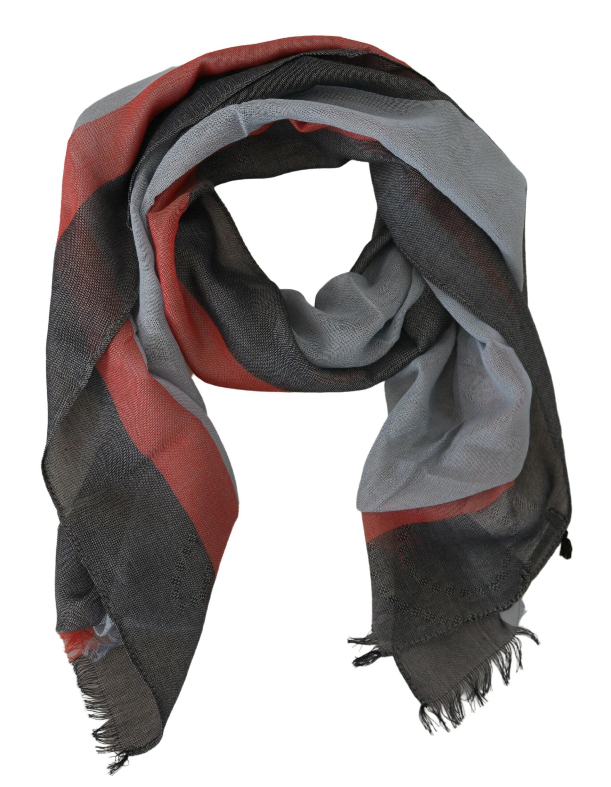 Costume National Multicolor Cotton Men's Luxury Scarf