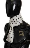 Dolce & Gabbana Dapper Silk Polka Dot Men's Scarf Wrap