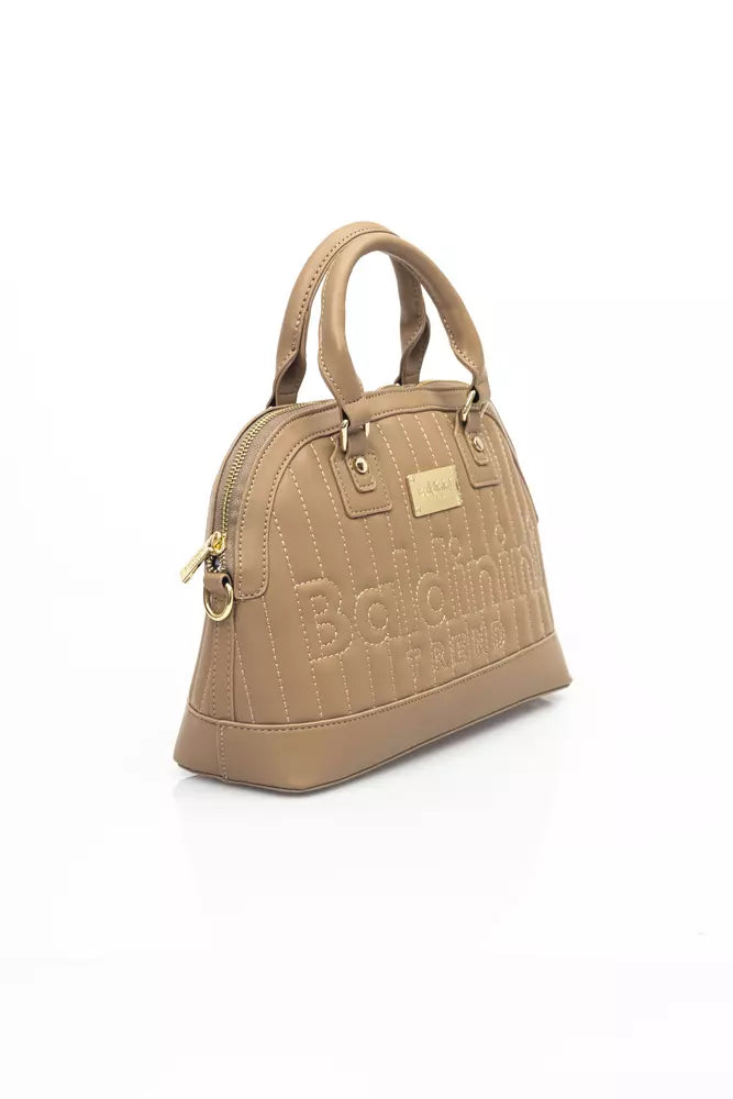 Sac à main pour femme Baldinini Trend en polyéthylène beige