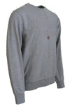 Aeronautica Militare Elegant Gray Pullover Sweater