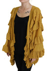 Aniye By – Eleganter, goldener Cardigan-Pullover