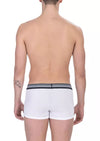 Bikkembergs White Cotton Men Underwear Trunk Pack