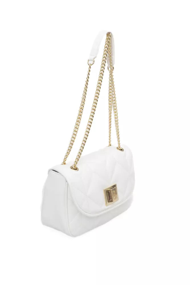 Sac à bandoulière en polyéthylène blanc pour femme Baldinini Trend