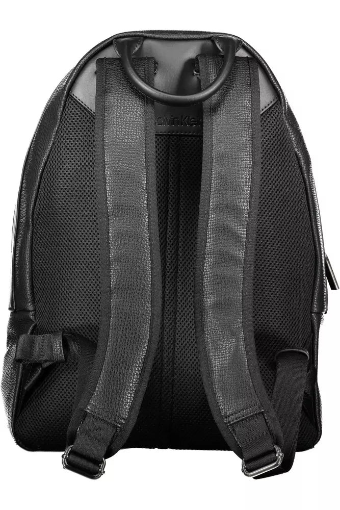 Calvin Klein Black Polyethylene Men Backpack