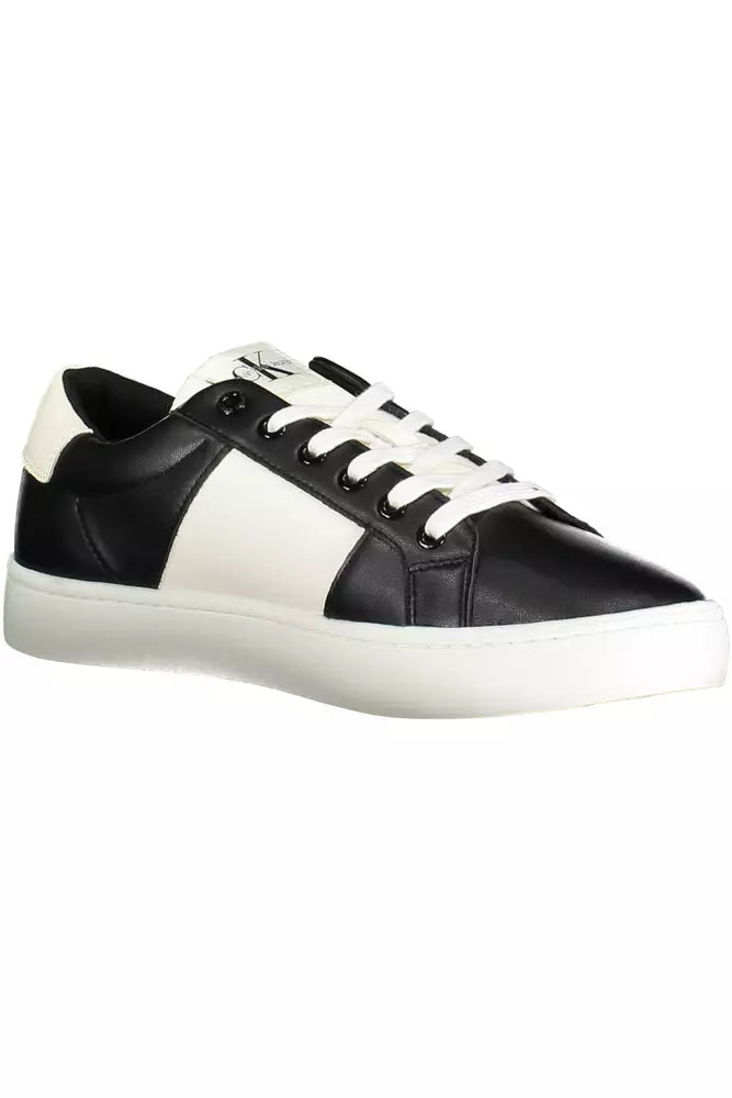 Calvin Klein Black Leather Men Sneaker