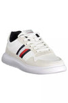 Baskets en cuir blanc Tommy Hilfiger pour hommes