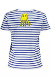 T-shirt en coton bleu Desigual pour femme