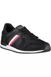 Tommy Hilfiger Black Polyester Men Sneaker