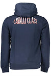 Cavalli Class Blue Cotton Men Sweater