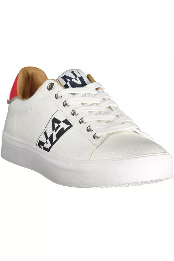 Baskets Napapijri en polyester blanc pour hommes