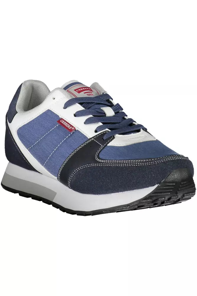 Baskets Carrera en cuir écologique bleu pour homme