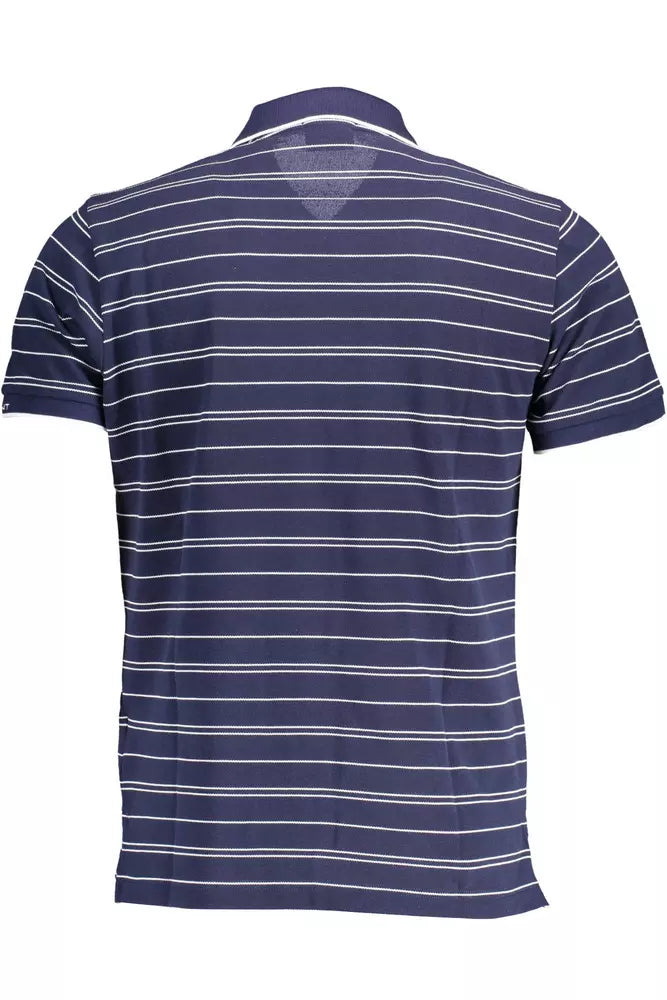 Polo en coton bleu Gant pour homme