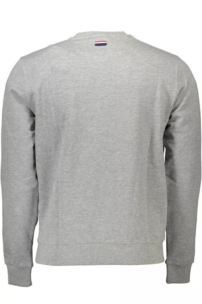 U.S. POLO ASSN. Gray Cotton Men Sweater