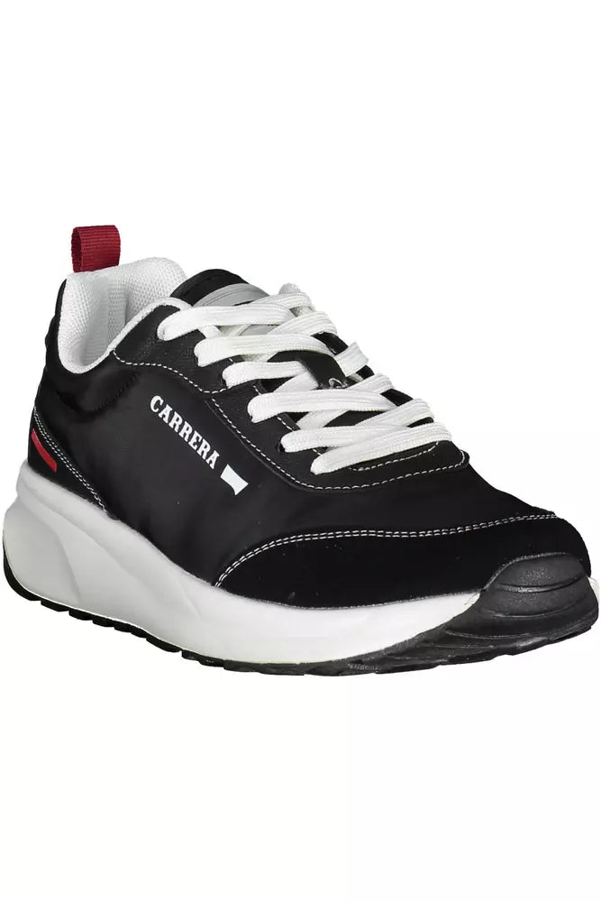 Carrera Herren Sneaker aus schwarzem Ökoleder