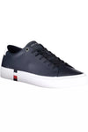 Tommy Hilfiger – Blaue Leder-Sneaker für Herren