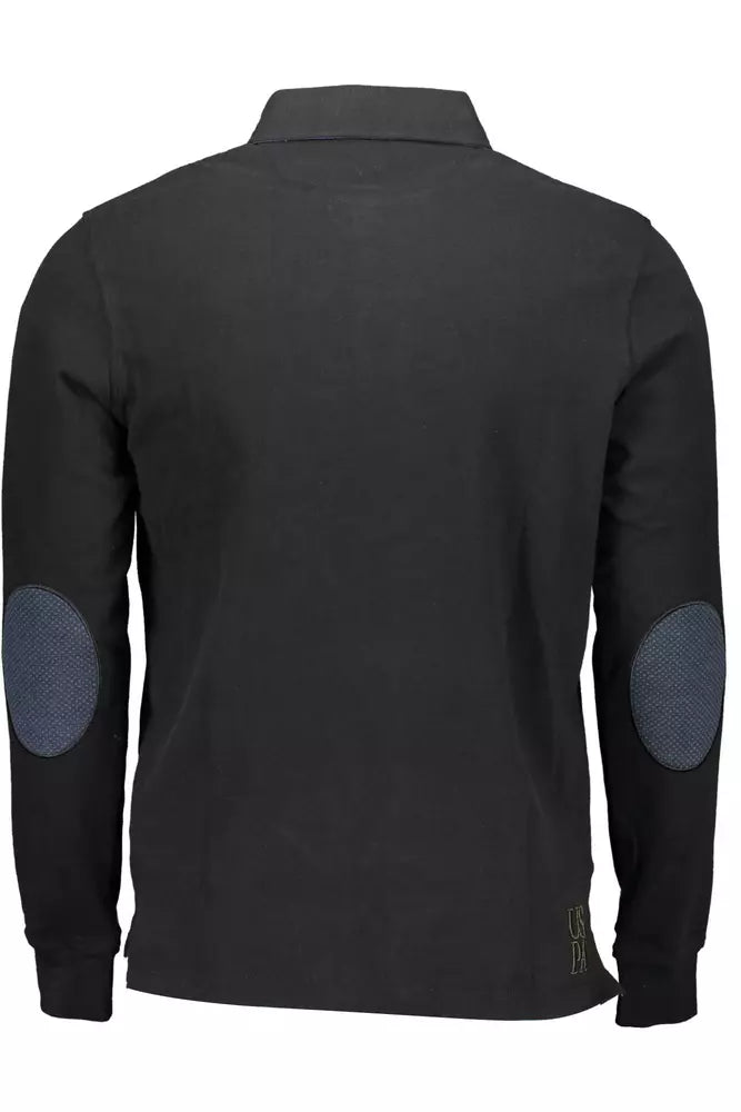 Polo en coton noir pour homme US POLO ASSN.