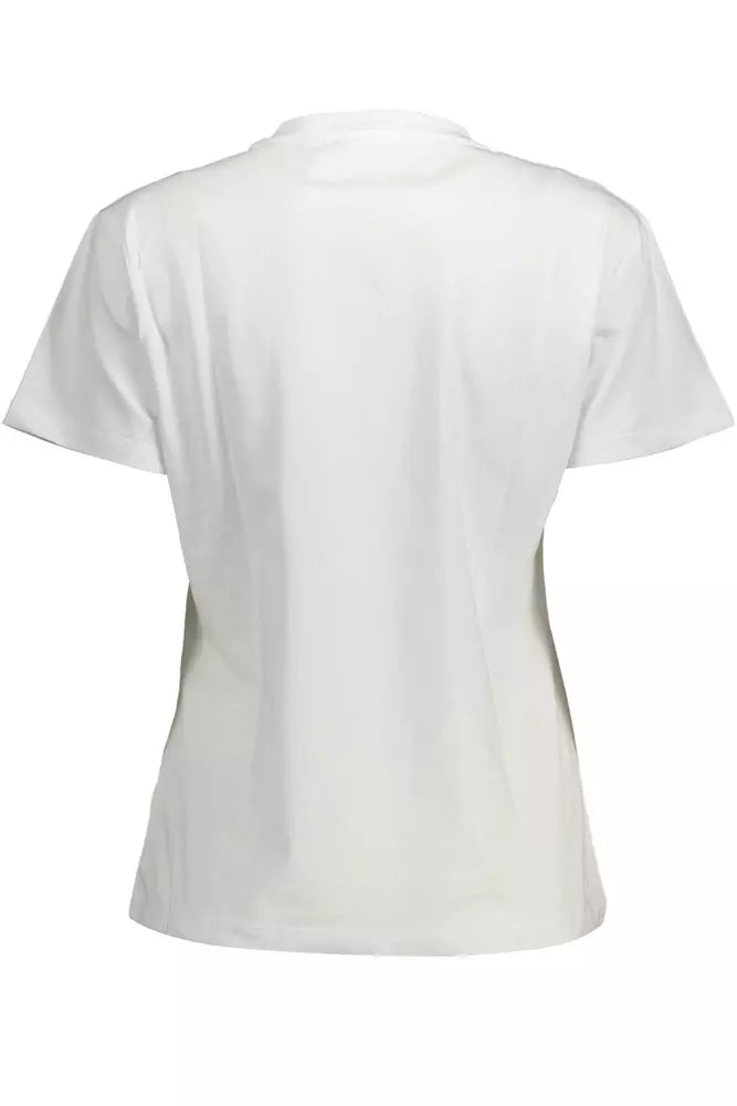 Kocca Weißes Baumwoll-T-Shirt für Damen