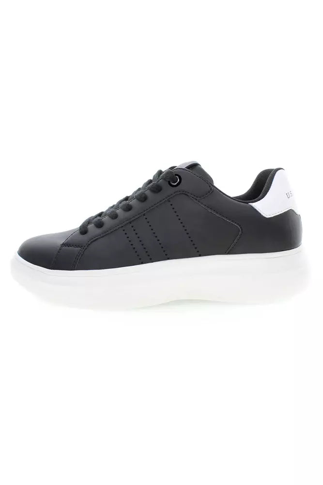 U.S. POLO ASSN. Black Polyester Men Sneaker