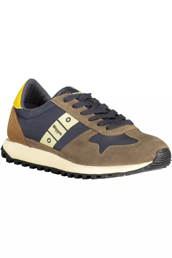 Blauer Brown Polyester Men Sneaker