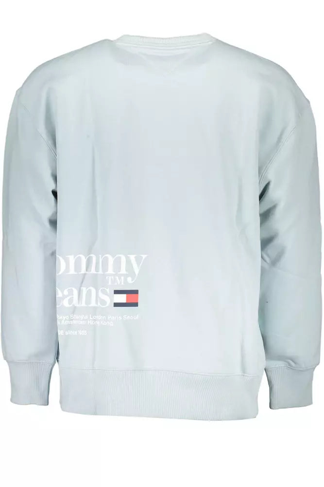 Tommy Hilfiger Light Blue Cotton Men Sweater