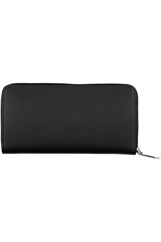 Portefeuille femme en polyéthylène noir Calvin Klein