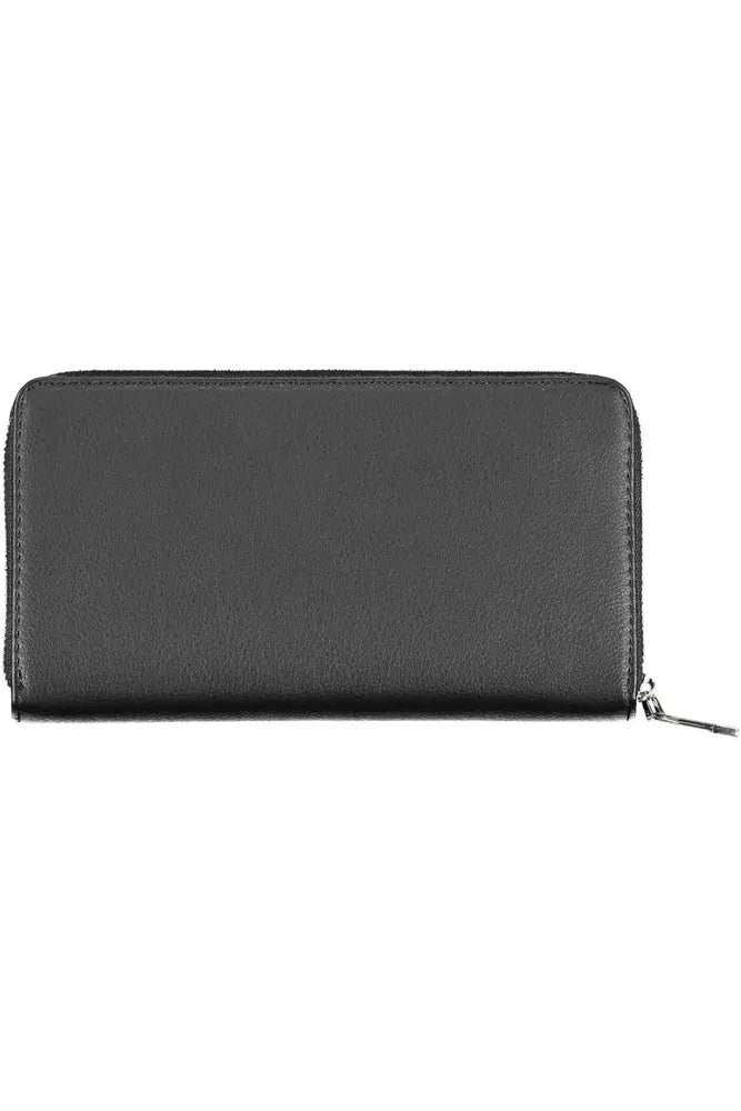 Portefeuille femme en polyéthylène noir Calvin Klein