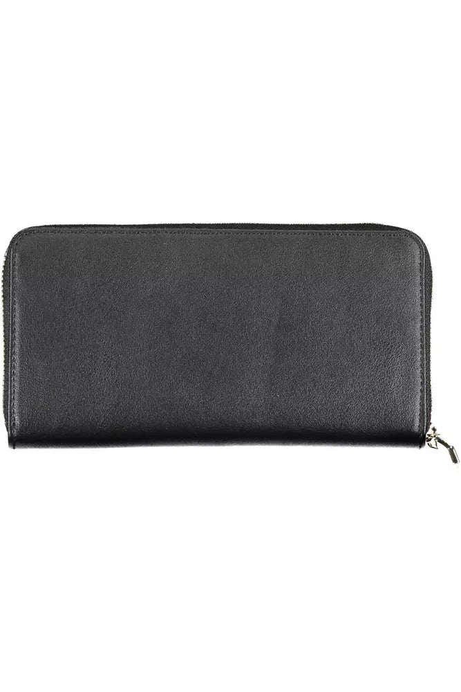 Portefeuille femme en polyéthylène noir Calvin Klein