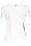 Guess Jeans "T-shirt femme en coton blanc"