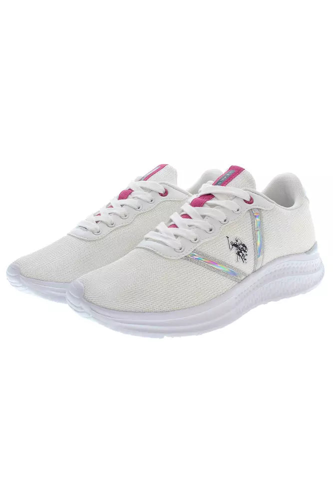 US POLO ASSN. Weiße Polyester Damen Sneaker