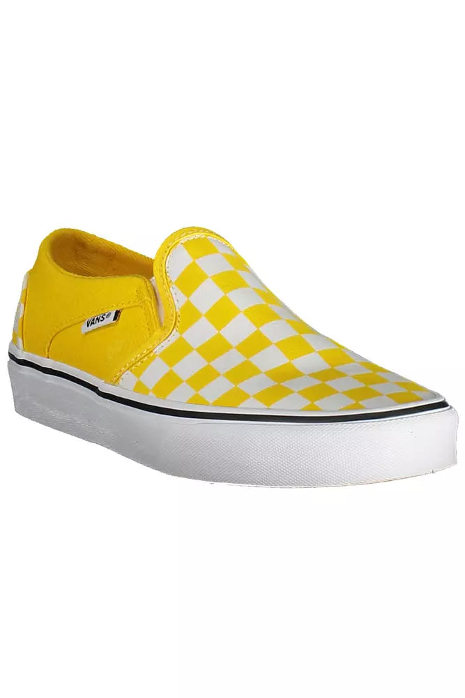 Baskets Vans en polyester jaune pour femme