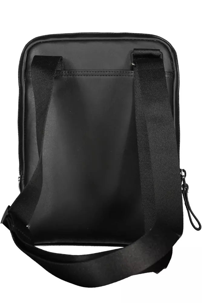 Piquadro Black Leather Men Shoulder Bag