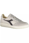 Baskets Diadora en cuir gris pour femmes