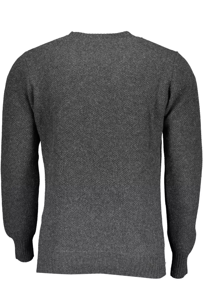 North Sails Gray Wool Men Sweater