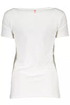 Haut en coton blanc pour femme Guess Jeans